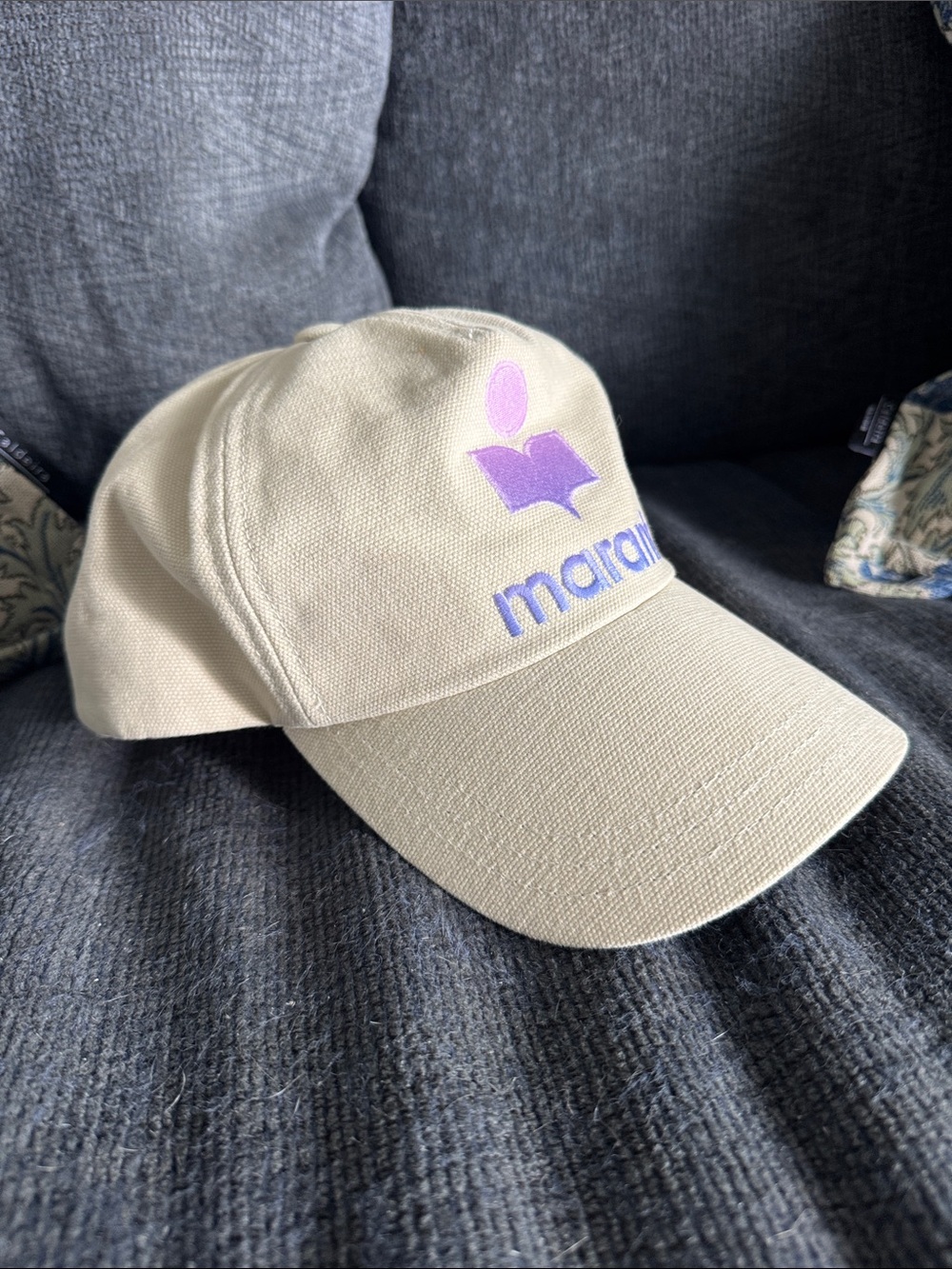 Isabel Marant Tyron Cap in Lilac - Picture 2 of 5